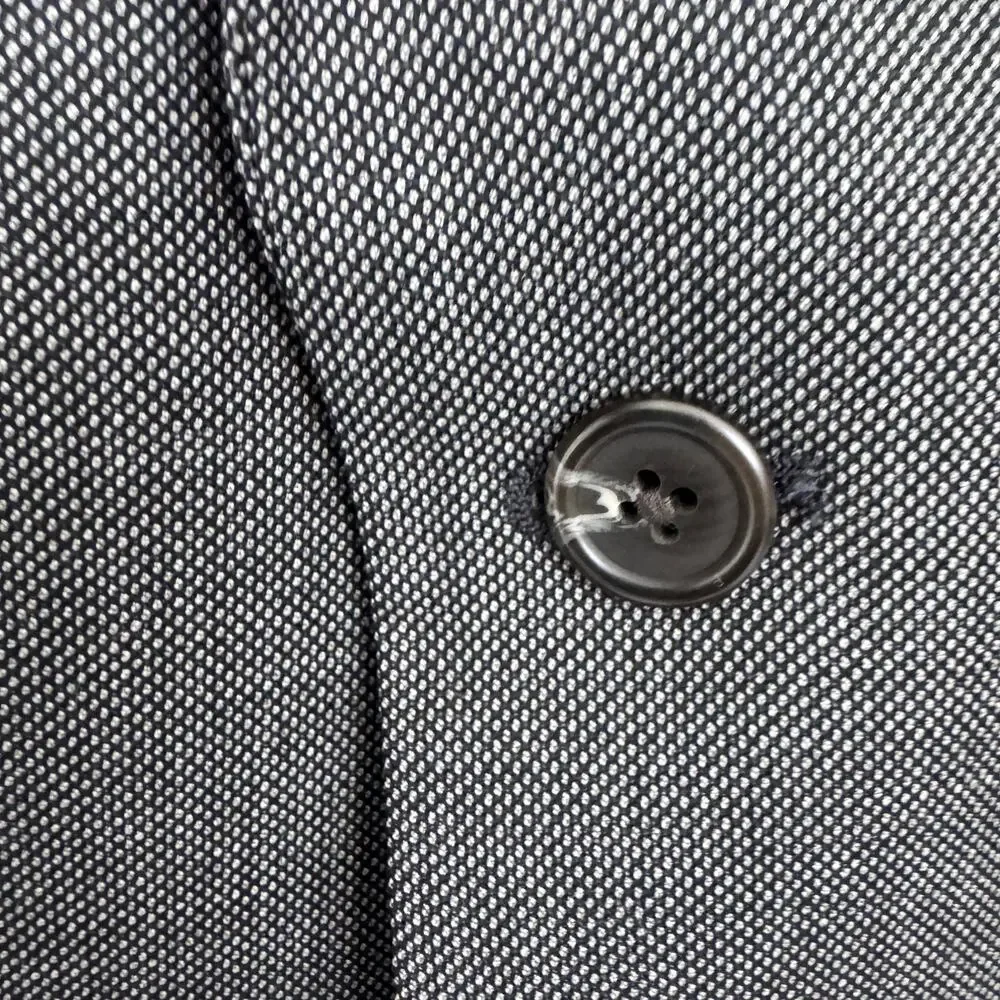 Ralph Lauren Mens Vintage 100% Wool Suit Jacket Blazer Size 46L Formal Wedding